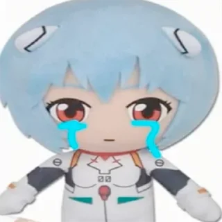 😭 emoji Rei plush 🛐 Telegram sticker 12 of 42