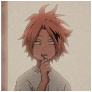 😐 emoji Каминари Денки Telegram sticker 10 of 30