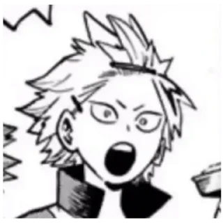 😲 emoji Каминари Денки Telegram sticker 20 of 30