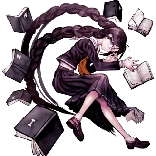 Sticker from Toko Fukawa @M4kosSt1ck