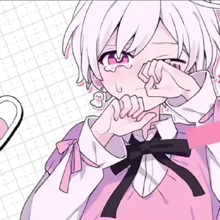 🩷 emoji メンヘラじゃないもん! (Mafumafu/Amatsuki) Telegram sticker 4 of 54
