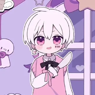 🩷 emoji メンヘラじゃないもん! (Mafumafu/Amatsuki) Telegram sticker 18 of 54