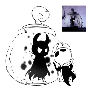 🤣 emoji Hollow Knight Telegram sticker 9 of 30
