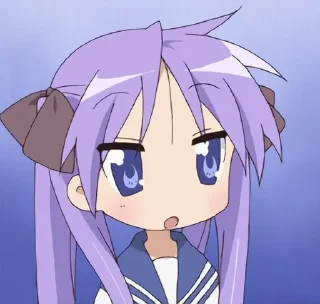 🌟 emoji 【 @kvimix 】кагами хиираги Telegram sticker 9 of 35
