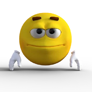 😐 emoji Жёлтые Колобки от ℂ𝕙𝕒𝕤𝕚𝕜𝕚𝕤 ⍟ Telegram sticker 10 of 12