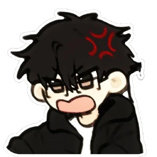 🫥 emoji lost in the cloud ☁️::@kkawory Telegram sticker 16 of 25