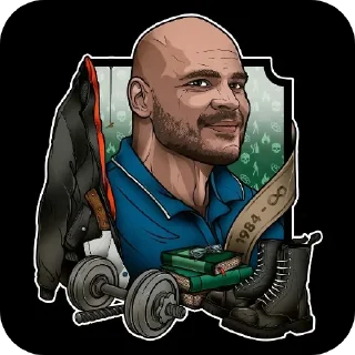 🧔 emoji Cross ponterout Telegram sticker 6 of 75