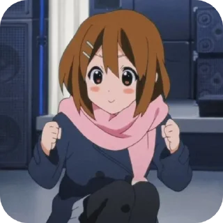 ☺ emoji Yui Hirasava Telegram sticker 19 of 46
