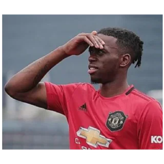 🤔 emoji Wan-Bissaka Telegram sticker 21 of 30