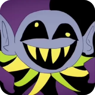 🌟 emoji Jevil The Jester @UndertaleDeltaruneStickersArts Telegram sticker 13 of 63