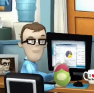 🥚 emoji Office Jerk Telegram sticker 9 of 32