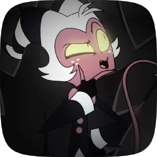 🌟 emoji БОЛЬШЕ ⇨ @CLOOBHUB МОКСИ АДСКИЙ БОСС HELLUVA BOSS Telegram sticker 19 of 38