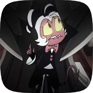 🌟 emoji БОЛЬШЕ ⇨ @CLOOBHUB МОКСИ АДСКИЙ БОСС HELLUVA BOSS Telegram sticker 9 of 38