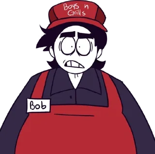 😬 emoji BOB - Tender Lovin' Cannibal ( Telegram sticker 13 of 75
