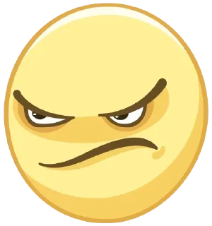 😠 emoji смайлы вк Telegram sticker 17 of 64