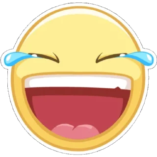 😂 emoji Смайлы [TG] - @MKSCHM Telegram sticker 6 of 32