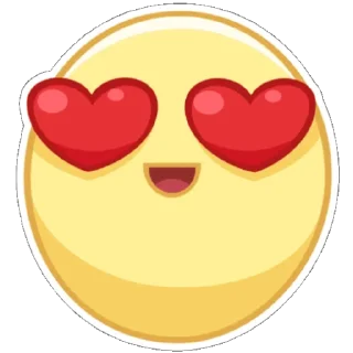 😍 emoji Смайлы [TG] - @MKSCHM Telegram sticker 8 of 32