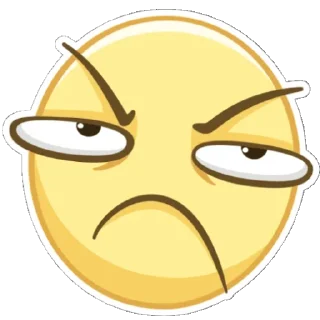 😡 emoji Смайлы [TG] - @MKSCHM Telegram sticker 20 of 32