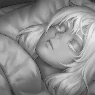 😴 emoji оля зайчик Telegram sticker 19 of 27