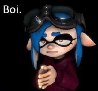 😐 emoji Splatoon memes Telegram sticker 12 of 84