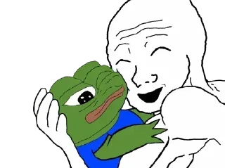🤗 emoji @TVstickers Pepe Telegram sticker 7 of 71