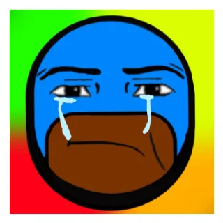 😭 emoji Даунти - my life be like Telegram sticker 6 of 15