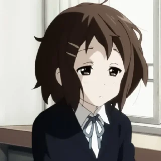 💮 emoji •`Yui Hirasawa | @stickerskn Telegram sticker 10 of 25