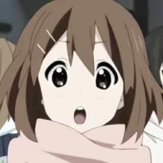 💮 emoji •`Yui Hirasawa | @stickerskn Telegram sticker 12 of 25