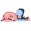 😪 emoji Sad Blobby Telegram sticker 11 of 31