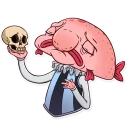 💀 emoji Sad Blobby Telegram sticker 17 of 31