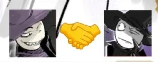 🤝 emoji Stickers for Psycho's simps Telegram sticker 23 of 35