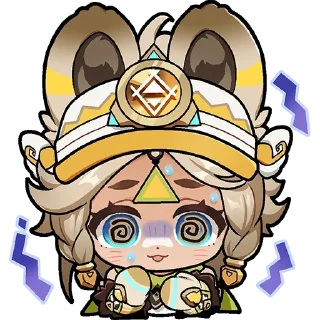 😵‍💫 emoji Natlan | @spletnik_fatui Telegram sticker 7 of 80
