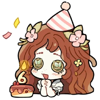 🎉 emoji Anniversary yuki @IdentityVGOGO Telegram sticker 7 of 16