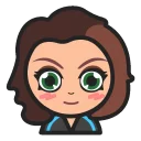 😙 emoji @TVstickers MarvelDCcomics Telegram sticker 9 of 119
