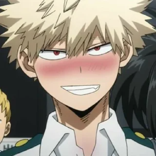 😊 emoji Bakugou🔥 Telegram sticker 23 of 42