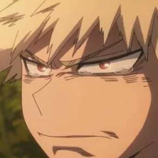 😢 emoji Bakugou🔥 Telegram sticker 21 of 42