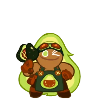 Sticker from Avocado Cookie!
