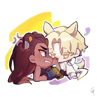 🌟 emoji luka&hyuna Telegram sticker 12 of 15
