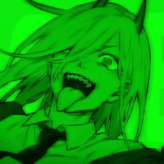 😋 emoji Зелёные стикеры by @stikeru7777 Telegram sticker 6 of 20
