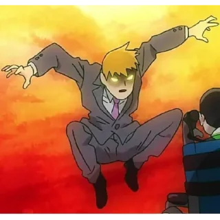 😠 emoji Mob psycho 100 Telegram sticker 6 of 120
