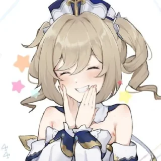 ⭐️ emoji `Барбара | @genshinbyevico Telegram sticker 20 of 20