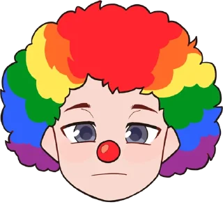 🤡 emoji Evelinushka Telegram sticker 18 of 38