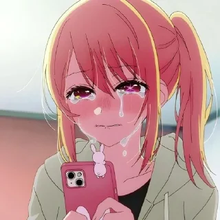 😢 emoji Совершенный айдол Telegram sticker 9 of 16