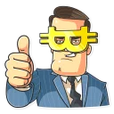 Sticker from Mr. Trader