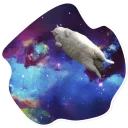 😴 emoji SpaceCats @StikeryTG Telegram sticker 13 of 25