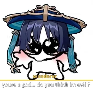 😕 emoji Что-то мемное из геншин by @gi Telegram sticker 17 of 18