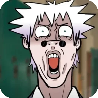 😱 emoji Gojo & Sukuna (by Sinisterbart Telegram sticker 18 of 107