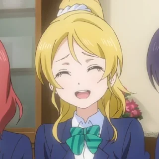 Sticker from Eli Ayase
