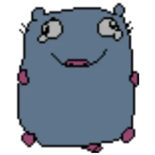 😢 emoji | Gustavo and Brick | Telegram sticker 15 of 28
