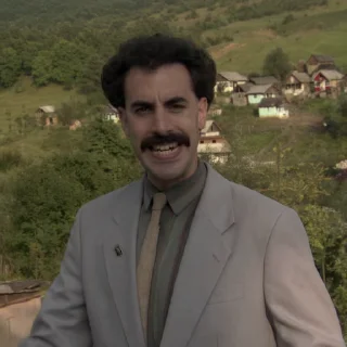 Sticker from BORAT BY @slikery_goslinga